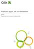 Publicera appar, ark och berättelser. Qlik Sense 1.1 Copyright 1993-2015 QlikTech International AB. Alla rättigheter förbehållna.