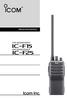 BRUKSANVISNING VHF HANDAPPARAT. if15 UHF HANDAPPARAT. if25