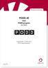 PODD 40. med PODD-program. Art.nr 460451. Programversion 1.0.0 eller senare 2015 Gayle Porter/Abilia. Rev A SE