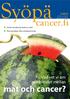 mat och cancer? Vad vet vi om sambandet mellan 2/2012 n Också närstående behöver stöd n Åter på jobbet efter arbetsprövning