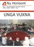 Ny Horisont. Nr 1 2009. Missionskyrkan och SMU i Nässjö MARS - APRIL - MAJ UNGA VUXNA