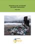Plockanalys av kärl- och säckavfall från hushåll i Västernorrland