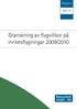 Granskning av flygvillkor på inrikesflygningar 2009/2010