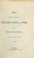 FINLANDS MTUR och KÄNNEDOM AF FOLK. BIDKAG. Finska HELSINGFORS. Vetenskaps-Societeten. utgifna. Trettiondesjunde. Häftet.