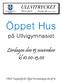 Öppet Hus. på Ullvigymnasiet. Lördagen den 15 november kl 10.00-13.00. ULLVITRYCKET 2014-2015 Vecka 46 10/11-16/11