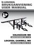 bruksanvisning user ManuaL solosågen M8 bruksanvisning sid. 3 38 LOgOsOL sawmill M8 user ManuaL PagEs 41 79