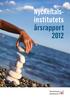 Nyckeltalsinstitutets. årsrapport 2012