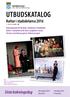 UTBUDSKATALOG. Kultur i stadsdelarna 2016