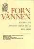 Erikskrönikans diktare Tyrgils som skrivare och resenär Wiktorsson, Per-Axel Fornvännen 2011(106):4, s. 345-348