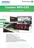 Counter MPS-C60. Standard pulsräknare