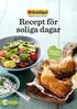 Recept för soliga dagar