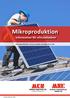 Mikroproduktion. - Information för elinstallatörer. Mikroproduktion med en effekt på högst 43,5 kw