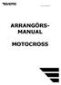 ARRANGÖRS- MANUAL MOTOCROSS