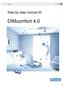 lindab comfort Step by step manual till DIMcomfort 4.0