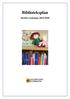 Biblioteksplan. Storfors kommun 2015-2018