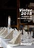 Vinter 2015. Produkter för det dukade bordet