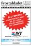 Frostabladet G PÅ ICA I HÖÖR VÄLKOMMEN! IVT- CENTER TERMINALVÄGEN 13, HÖÖR. TEL. 0413-242 33