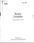 IVA. Radon. bostäder. Vad tår åtgärder kosta? Rapport 301 Ingenjörsvetjenskapsakademien