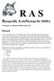 R A S. Rasspecifik AvelsStrategi för SHIBA. Förord. Framtagen av rasklubben Shiba-no-Kai 2011