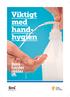 Viktigt med handhygien