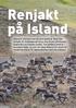 Renjakt på Island TRAPPER 4/2012