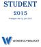 Student. Fredagen den 12 juni 2015