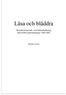 Läsa och bläddra. Resultat kring bok- och tidskriftsläsning från SOM-undersökningen 1986-2002. Rudolf Antoni