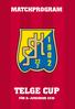 MatchprograM telge cup FÖr B JUNIorEr 2010