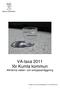 VA-taxa 2011 för Kumla kommun