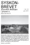 SYSKON- BREVET. Franciskus-Sällskapet i Finland r.f. www.franciskus.fi. Nr. 111 juni 2011