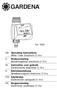 GARDENA. Operating Instructions Water Timer Electronic C 14 e