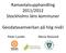 Ramavtalsupphandling 2011/2012 Stockholms läns kommuner. Geodatasamverkan på hög nivå!