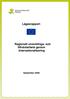 Lägesrapport. Regionalt utvecklings- och tillväxtarbete genom internationalisering