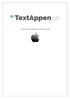 Användarmanual TextAppen för iphone och ipad