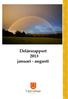 Delårsrapport 2013 januari - augusti