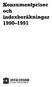 INLEDNING TILL. Detaljpriser och indexberäkningar åren 1913-1930 / Socialstyrelsen. Stockholm, 1933. (Sveriges officiella statistik).