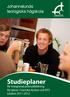 Studieplaner. teologiska högskola. Johannelunds. teologiska högskola