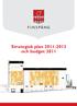 Strategisk plan 2011-2013 och budget 2011