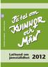 På tal om kvinnor och män Lathund om jämställdhet 2012