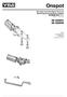 Onspot 56-233001 56-320000. Mounting instruction/spare Parts List Monteringsanvisning/Reservedelliste. Isuzu Air suspension Luftfjädring