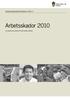 Arbetsmiljöstatistik Rapport 2011:1. Arbetsskador 2010. Occupational accidents and work-related diseases