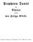 Propheten Daniel. Bibelen. den Heliga Skrift. eller. S a m u el R u m stedt, S to holm 18 5 7. A fskri å r 2 0 0 3.