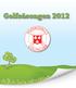 Golfsäsongen 2012 G O L F K LU B B