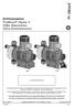 Driftinstruktion ProMinent Sigma/ 3 S3Ba (Basversion) S3Ca (Kontrollversion)