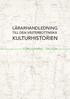 LÄRARHANDLEDNING TILL DEN VÄSTERBOTTNISKA KULTURHISTORIEN. fördjupning skogen