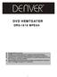 DVD HEMTEATER DRS-1818 MPEG4