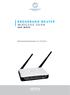 BROADBAND ROUTER WIRELESS 300N 300 MBPS BRUKSANVISNING NI-707521