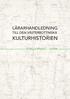 LÄRARHANDLEDNING TILL DEN VÄSTERBOTTNISKA KULTURHISTORIEN. fördjupning sápmi