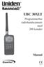 UBC 30XLT. Programmerbar radiohandscannare med 200 kanaler. Manual S 3031