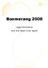 Boomerang 2008. Lägerinformation som ska läsas innan lägret